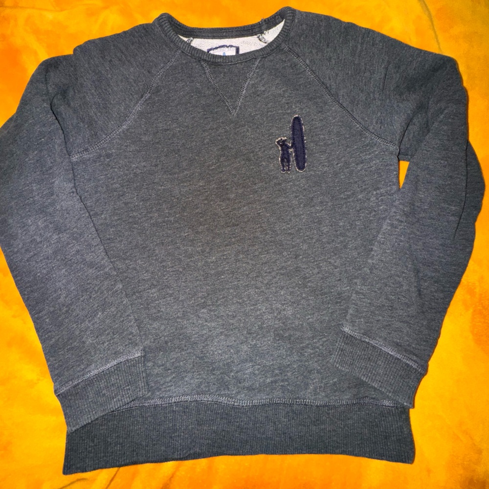 Johnnie-O crew neck gray sweatshirt youth size 8
